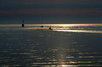 Coucher de soleil à Loctudy. © Philip Plisson / Plisson La Trinité / AA00094 - Photo Galleries - Calm sea