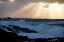 Tempête sur la côte de Penmarc'h. © Philip Plisson / Plisson La Trinité / AA00095 - Photo Galleries - Weather