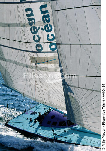 Groupe LG / Gerry Roof. - © Philip Plisson / Plisson La Trinité / AA00135 - Photo Galleries - Maxi-monohull Racing Yacht