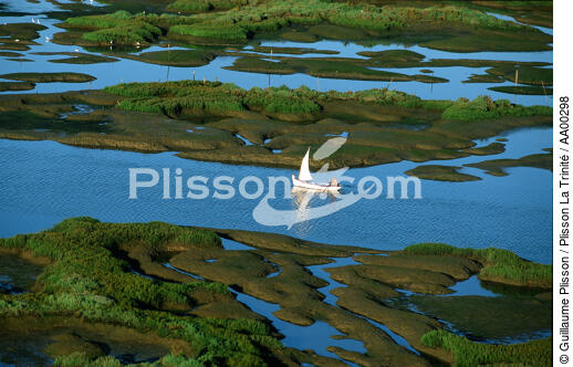 Petite pêche dans un marais au Portugal. - © Guillaume Plisson / Plisson La Trinité / AA00298 - Nos reportages photos - Vue aérienne