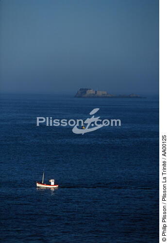 Pêche cotière aux abords de Saint-Malo. - © Philip Plisson / Plisson La Trinité / AA00125 - Photo Galleries - Town [35]