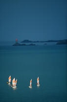 Mercredi matin à Perros © Philip Plisson / Plisson La Trinité / AA00222 - Photo Galleries - Sailing boat