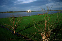 Le Belem sur la Loire. © Philip Plisson / Plisson La Trinité / AA00234 - Photo Galleries - Tall ship / Sailing ship