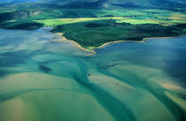 Vue aérienne de North Uist. © Philip Plisson / Plisson La Trinité / AA00291 - Photo Galleries - Island [Scot]