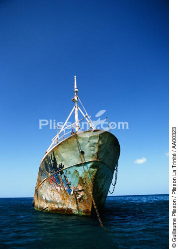 Epave d'un cargo échoué sur l'île de la Dominique. - © Guillaume Plisson / Plisson La Trinité / AA00323 - Photo Galleries - Guillaume Plisson