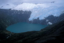 Un cirque glaciaire en Patagonie. © Philip Plisson / Plisson La Trinité / AA00329 - Nos reportages photos - Pays étranger