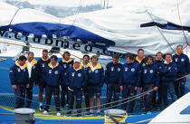 L'équipage du Club Med. © Guillaume Plisson / Plisson La Trinité / AA00372 - Nos reportages photos - Personnage