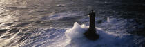 Le phare du Four au soleil couchant. © Guillaume Plisson / Plisson La Trinité / AA00377 - Nos reportages photos - Activité maritime
