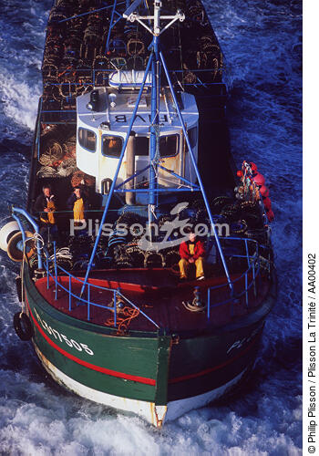 Caseyeur de Paimpol. - © Philip Plisson / Plisson La Trinité / AA00402 - Photo Galleries - Fishing