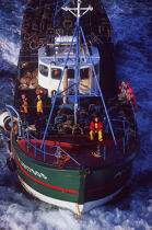 Caseyeur de Paimpol. © Philip Plisson / Pêcheur d’Images / AA00402 - Photo Galleries - Lobster pot fishing boat