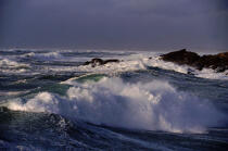 Tempête sur la pointe de la Torche. © Philip Plisson / Plisson La Trinité / AA00426 - Photo Galleries - Storm at sea