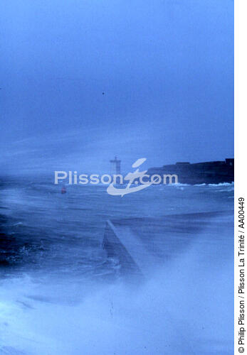 Gros temps sur Le Conquet. - © Philip Plisson / Plisson La Trinité / AA00449 - Photo Galleries - Sea