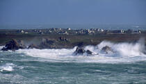 Coup de vent sur Ouessant © Philip Plisson / Plisson La Trinité / AA00457 - Nos reportages photos - Mer