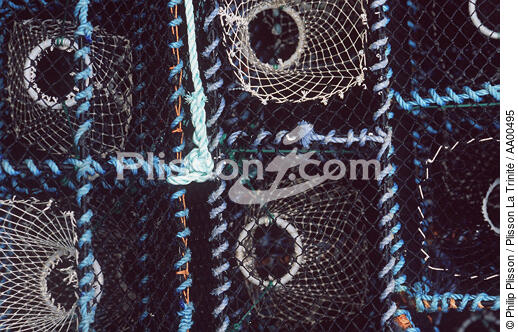casiers à crustacés. - © Philip Plisson / Plisson La Trinité / AA00495 - Nos reportages photos - Activité maritime