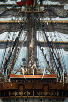 Amerigo Vespucci : trois mâts carré © Philip Plisson / Plisson La Trinité / AA00528 - Photo Galleries - Tall ship / Sailing ship