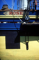 Coque du HMS Rose. © Philip Plisson / Plisson La Trinité / AA00557 - Photo Galleries - Three masts