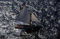 Cotre. © Philip Plisson / Plisson La Trinité / AA00588 - Nos reportages photos - Yachting