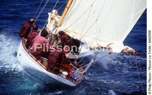Poupe de l'Estérel. - © Philip Plisson / Plisson La Trinité / AA00598 - Photo Galleries - Elements of boat