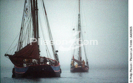 Bateau de pêche sortant de Port Rhu. - © Philip Plisson / Plisson La Trinité / AA00605 - Photo Galleries - Sea
