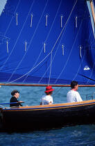 Un cotre en balade. © Philip Plisson / Plisson La Trinité / AA00624 - Photo Galleries - Sailing boat
