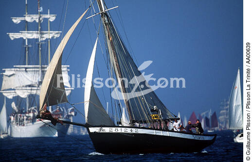 Trois mâts en arrière plan de Solweig. - © Guillaume Plisson / Plisson La Trinité / AA00639 - Nos reportages photos - Yachting