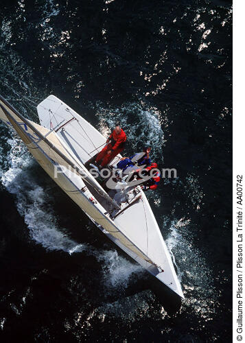 Vue aérienne du championnat du monde de 5,5 m. - © Guillaume Plisson / Plisson La Trinité / AA00742 - Photo Galleries - Yachting