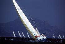 voilier au près. © Philip Plisson / Plisson La Trinité / AA00763 - Photo Galleries - Yachting