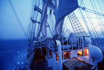 A bord du Belem. © Philip Plisson / Plisson La Trinité / AA00813 - Photo Galleries - Tall ship / Sailing ship