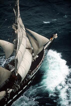 Proue du Belem. © Philip Plisson / Plisson La Trinité / AA00817 - Photo Galleries - Tall ship / Sailing ship