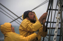 Equipage en action sur le Belem © Guillaume Plisson / Plisson La Trinité / AA00818 - Photo Galleries - Tall ship / Sailing ship