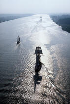 Le Belem pendant l'Armada. © Guillaume Plisson / Plisson La Trinité / AA00830 - Nos reportages photos - Armada [L']