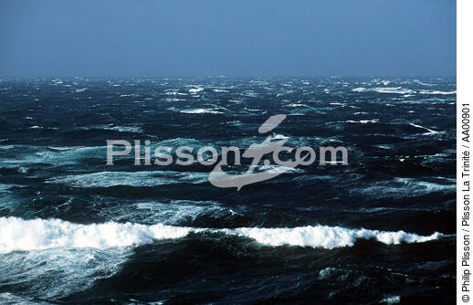 La mer... - © Philip Plisson / Plisson La Trinité / AA00901 - Photo Galleries - Storm at sea