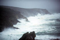 Tempête sur la Côte sauvage de Quiberon. © Philip Plisson / Plisson La Trinité / AA00915 - Photo Galleries - Storm at sea