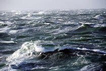 Brume et mer agitée. © Philip Plisson / Plisson La Trinité / AA00920 - Photo Galleries - Storms
