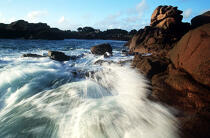 Vitesse des vagues. © Philip Plisson / Plisson La Trinité / AA00946 - Photo Galleries - Coastal landscape