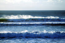 Déferlement des vagues sur le littoral. © Philip Plisson / Plisson La Trinité / AA00956 - Photo Galleries - Storms
