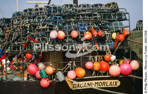 Matériel de pêche sur un bateau. - © Philip Plisson / Plisson La Trinité / AA01058 - Nos reportages photos - Materiel de pêche