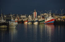 Bateaux de pêche dans le port du Guilvinec. © Philip Plisson / Plisson La Trinité / AA01071 - Photo Galleries - Mooring