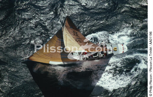 Voilier de l'America's cup. - © Philip Plisson / Plisson La Trinité / AA01196 - Nos reportages photos - 12 M JI