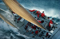 French Kiss in the waves. © Philip Plisson / Pêcheur d’Images / AA01210 - Photo Galleries - America's Cup