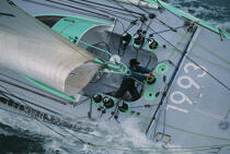 Manoeuvre sur Groupe LG. © Philip Plisson / Plisson La Trinité / AA01255 - Photo Galleries - Sailing Race