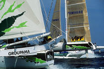 Groupama et Primagaz au Trophée des multicoques. © Guillaume Plisson / Plisson La Trinité / AA01261 - Photo Galleries - Sailing Race
