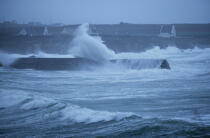 Tempête près du littoral. © Philip Plisson / Plisson La Trinité / AA01297 - Nos reportages photos - Mer