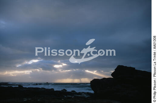 Penmarc'h, tempête. - © Philip Plisson / Plisson La Trinité / AA01308 - Photo Galleries - Penmarc'h [The headland of]