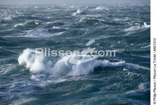 Vagues pendant une tempête. - © Philip Plisson / Plisson La Trinité / AA01310 - Nos reportages photos - Houle