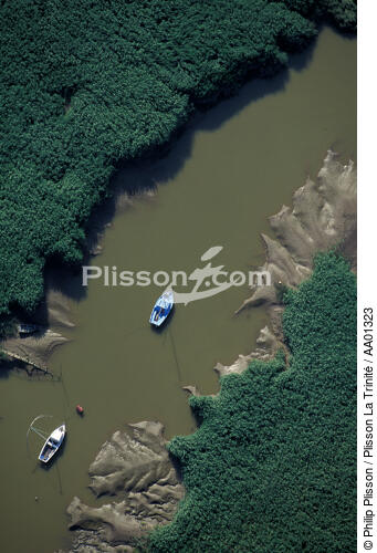 Estuaire de la Loire. - © Philip Plisson / Plisson La Trinité / AA01323 - Nos reportages photos - Canot de pêche