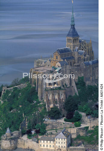 Le Mont-Saint-Michel. - © Philip Plisson / Plisson La Trinité / AA01424 - Photo Galleries - Town [50]