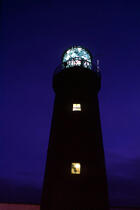 Phare irlandais, la nuit. © Philip Plisson / Plisson La Trinité / AA01487 - Photo Galleries - Lighthouse [Ire]