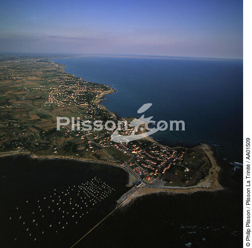 La pointe Saint-Gildas en Loire Atlantique. - © Philip Plisson / Plisson La Trinité / AA01509 - Nos reportages photos - Port