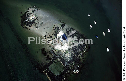 Ancien chantier ostréicole. - © Philip Plisson / Plisson La Trinité / AA01534 - Nos reportages photos - Hydrologie